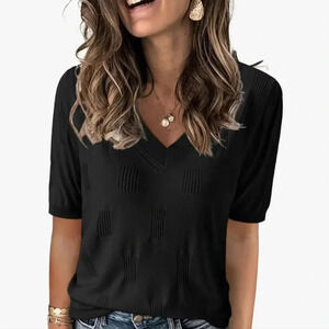 ARACH & CLOZ short sleeve SWEATER New with tag